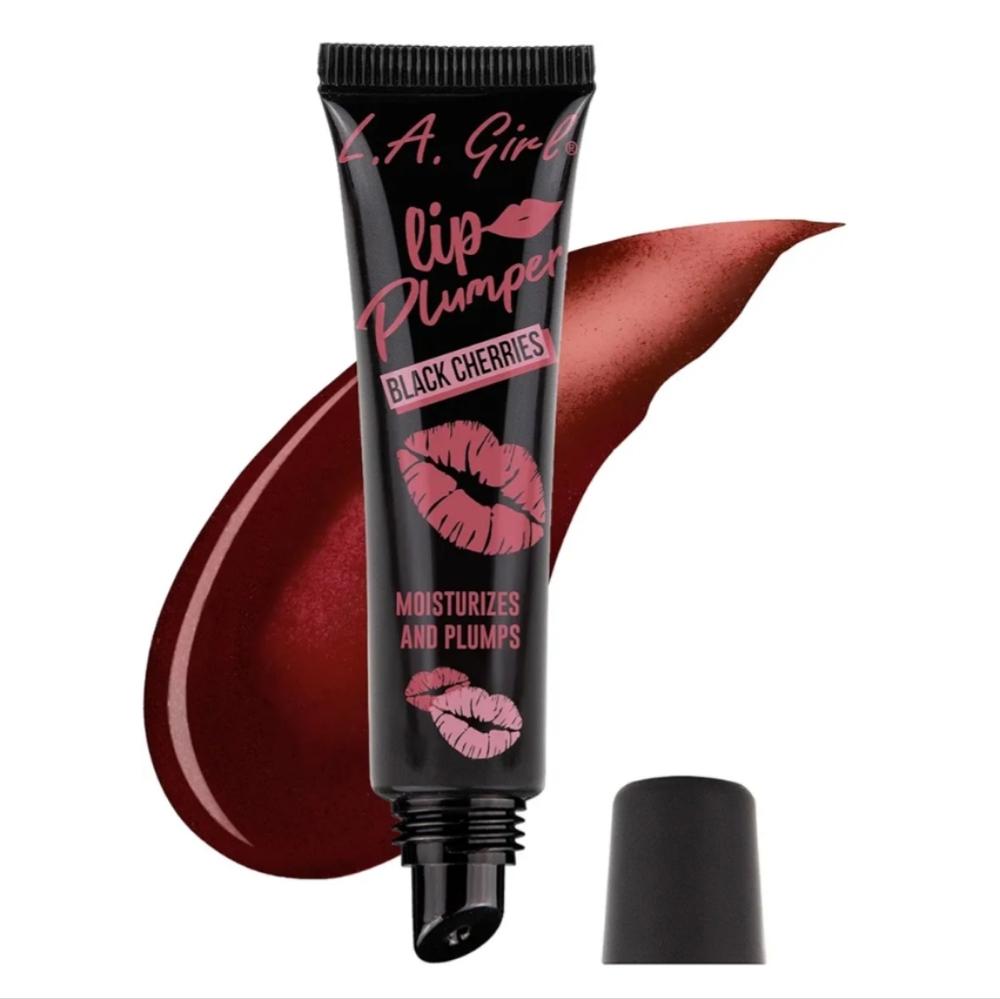 3 x LA Girl Tinted Lip Plumper, Black Cherry GLP530